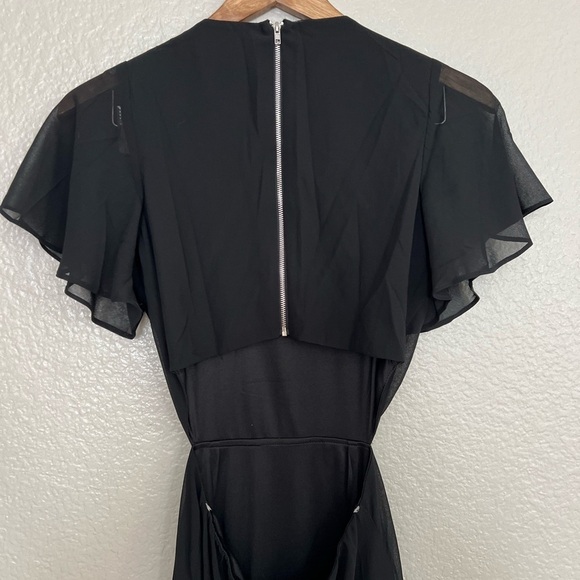 Celebrate Charm Black Tiered Cutout Maxi Dress - Picture 6 of 10